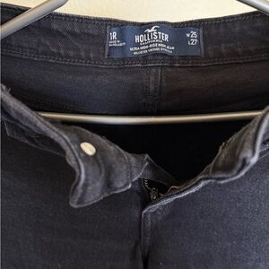Hollister Black Straight Leg Jeans